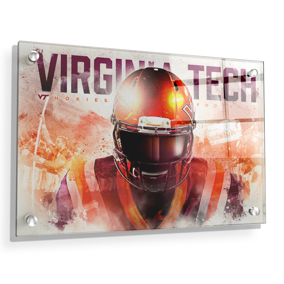 Virginia Tech Hokies - Hokie Double - College Wall Art #Canvas