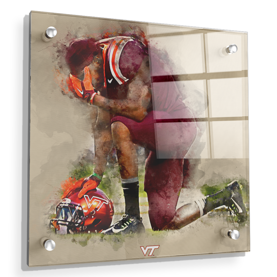 Virginia Tech Hokies - VT Pray - College Wall Art #Canvas