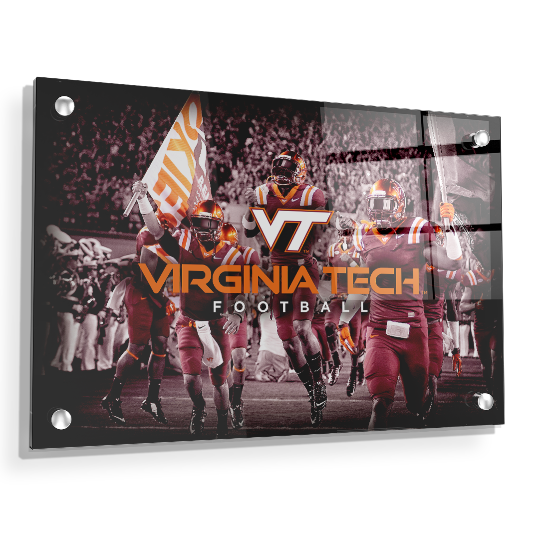 Virginia Tech Hokies - Virginia Tech Football - College Wall Art #Canvas