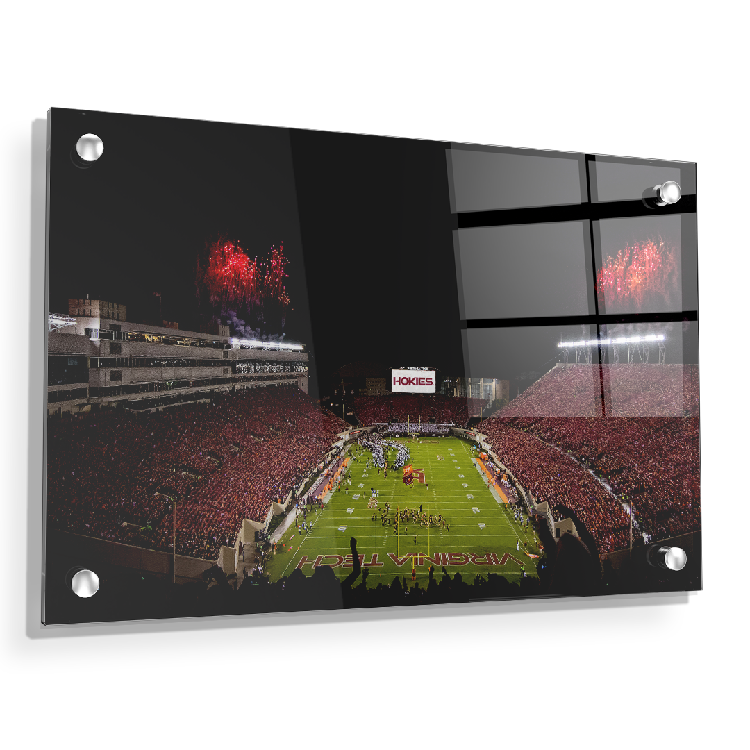 Virginia Tech Hokies - Enter Sandman Lane Stadium - College Wall Art #Canvas