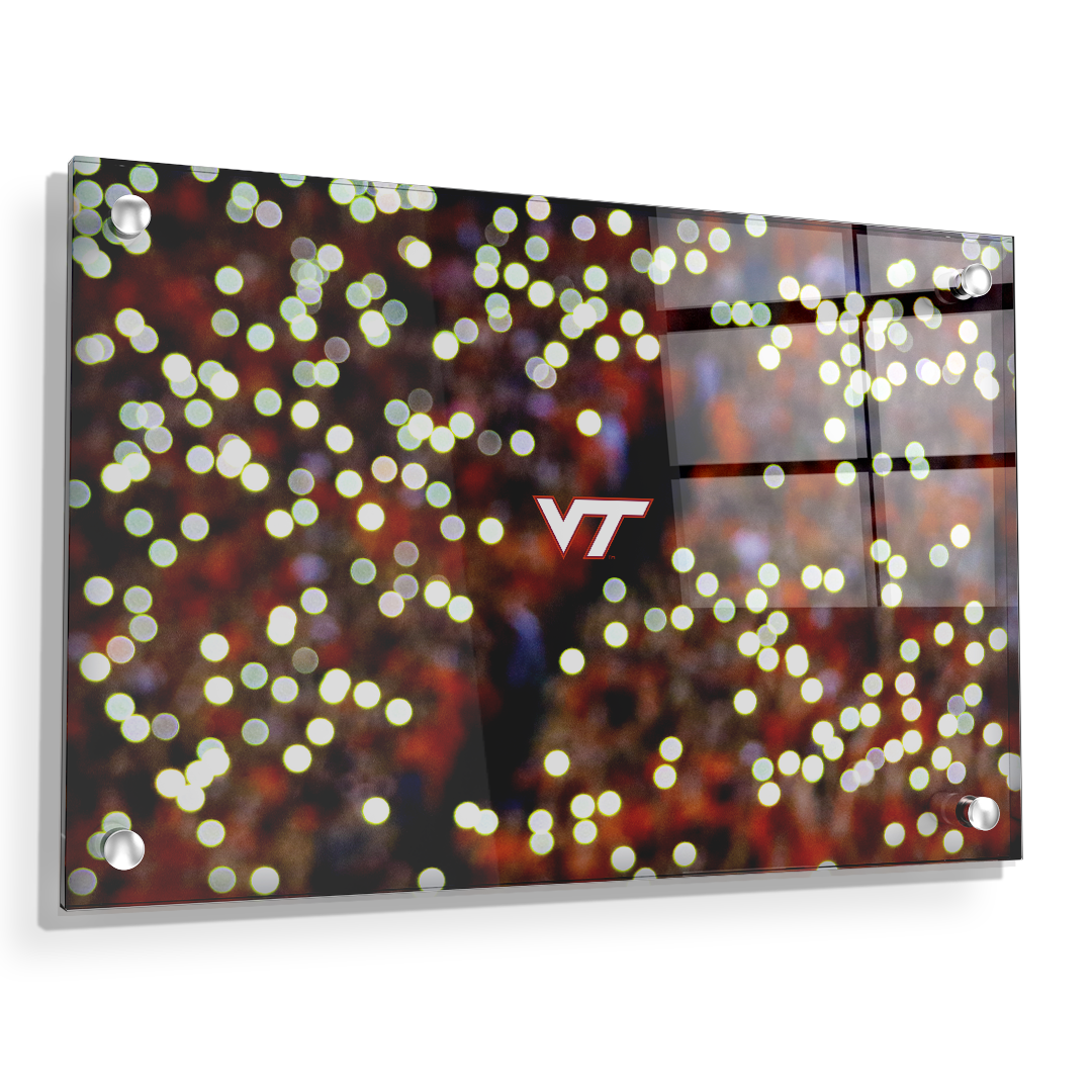 Virginia Tech Hokies - Light Up Lane - College Wall Art #Canvas