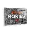 VIRGINIA TECH HOKIES - Lets Go Hokies - College Wall Art #Acrylic Mini
