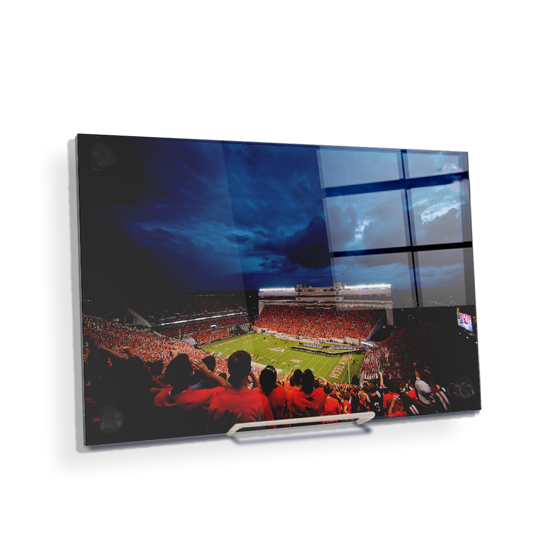 Virginia Tech Hokies - Lane Stadium Night - College Wall Art #Canvas