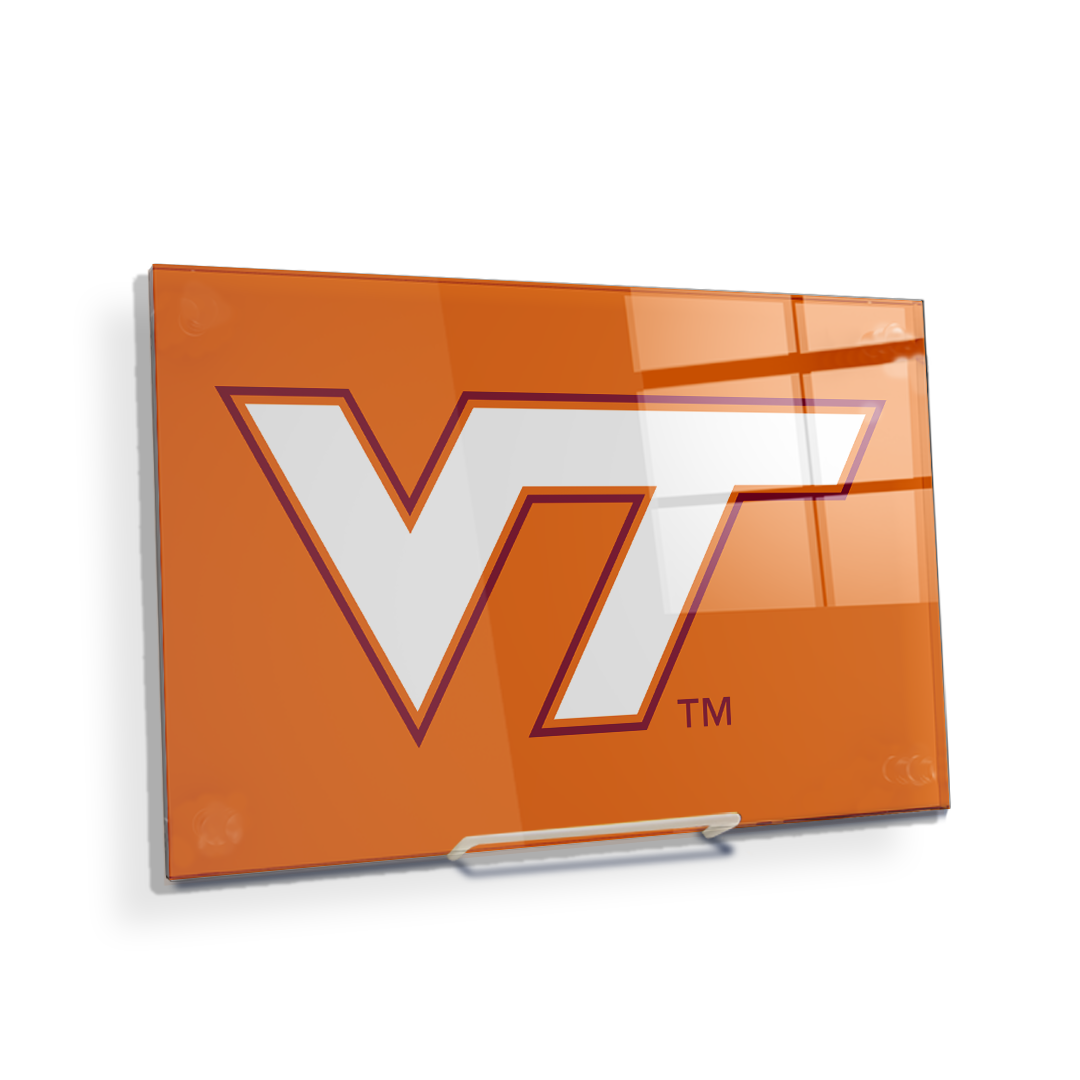 Virginia Tech Hokies - VT Orange - College Wall Art #Canvas