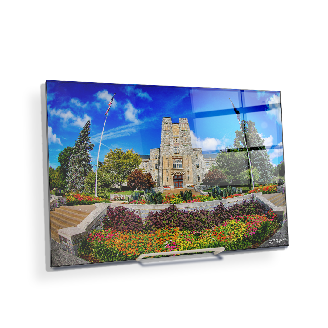 Virginia Tech Hokies - Summer Burress Hall - College Wall Art #Canvas