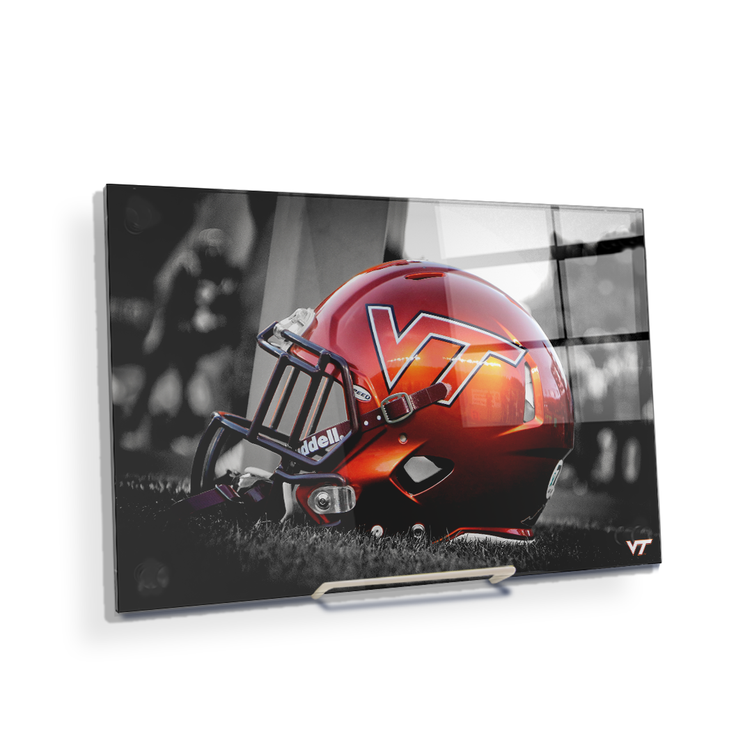 Virginia Tech Hokies - VT Helmet - College Wall Art #Canvas