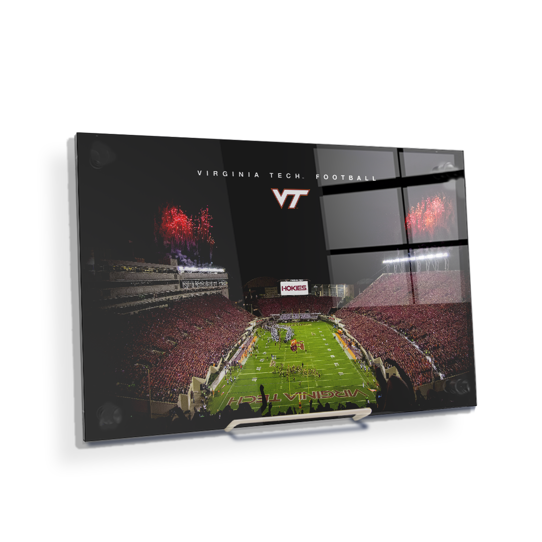 Virginia Tech Hokies - Enter VT Football - College Wall Art #Canvas
