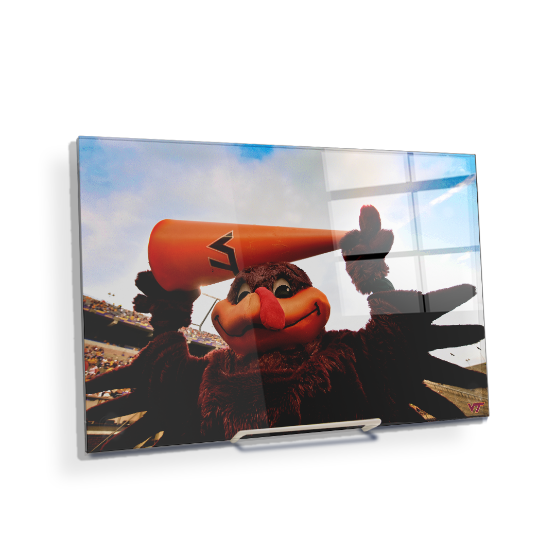 Virginia Tech Hokies - Hokie Bird Cheer - College Wall Art #Canvas