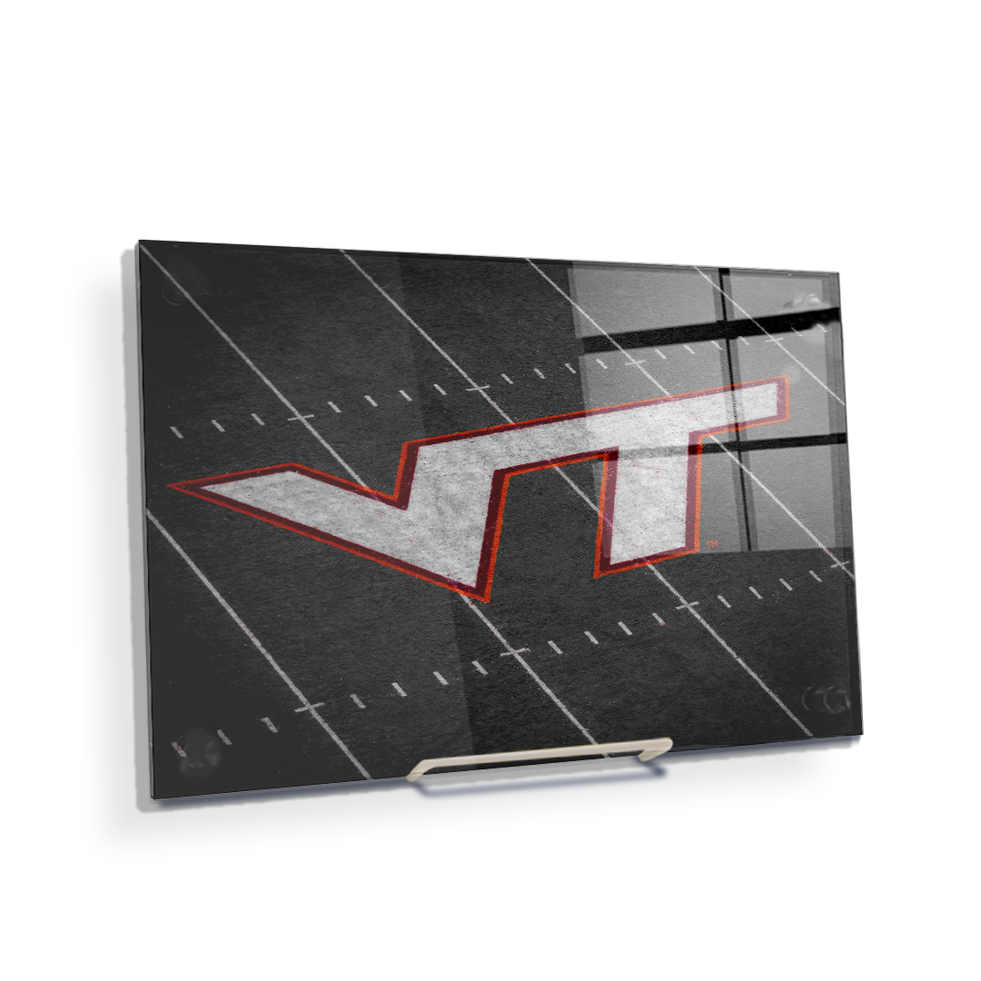 Virginia Tech Hokies - VT 50 Yard Line - College Wall Art #Canvas