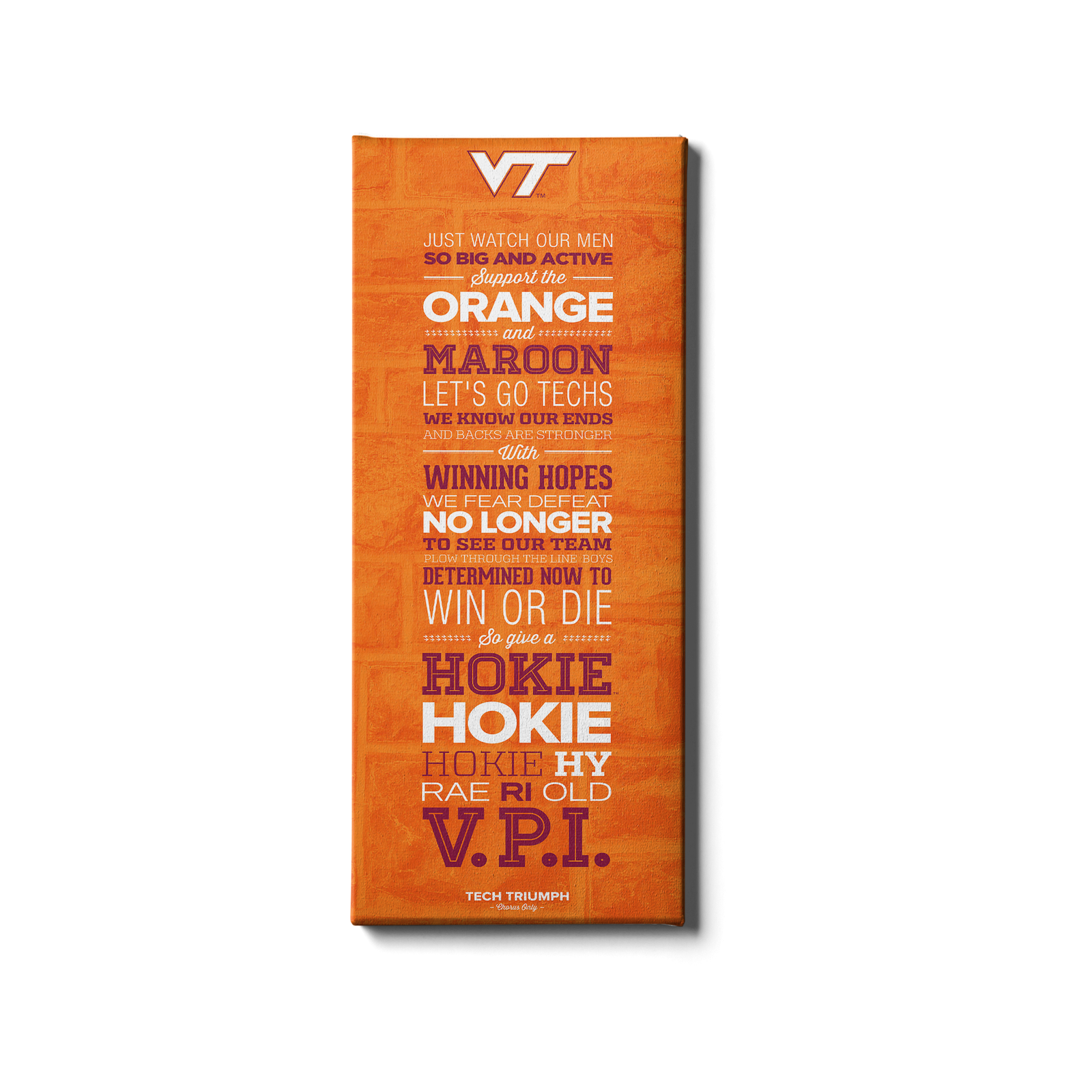 Virginia Tech Hokies - Tech Triumph - College Wall Art #Canvas