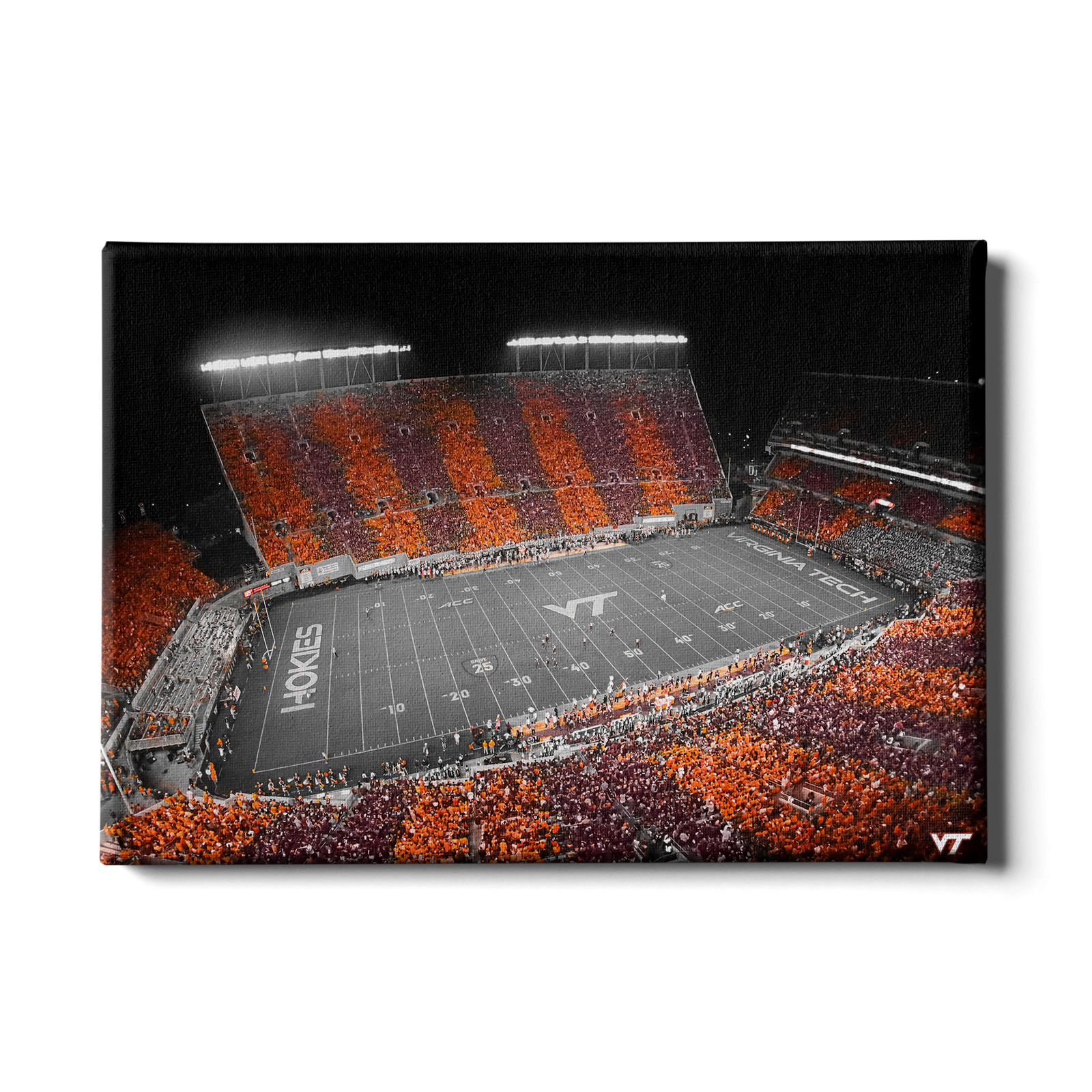 Virginia Tech Hokies - Hokie Stripe Above -College Wall Art #Canvas