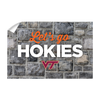 VIRGINIA TECH HOKIES - Lets Go Hokies - College Wall Art #Wall Decal