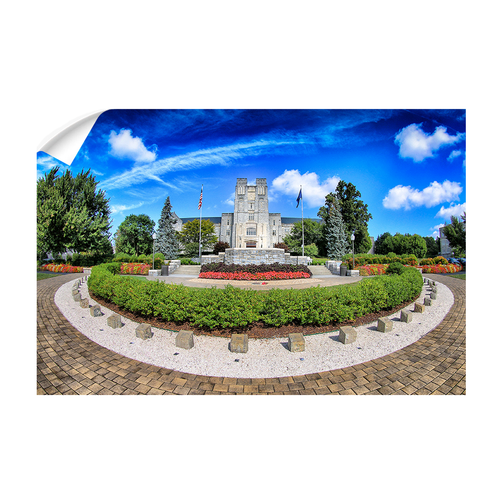 Virginia Tech Hokies - Burruss Hall - College Wall Art #Canvas