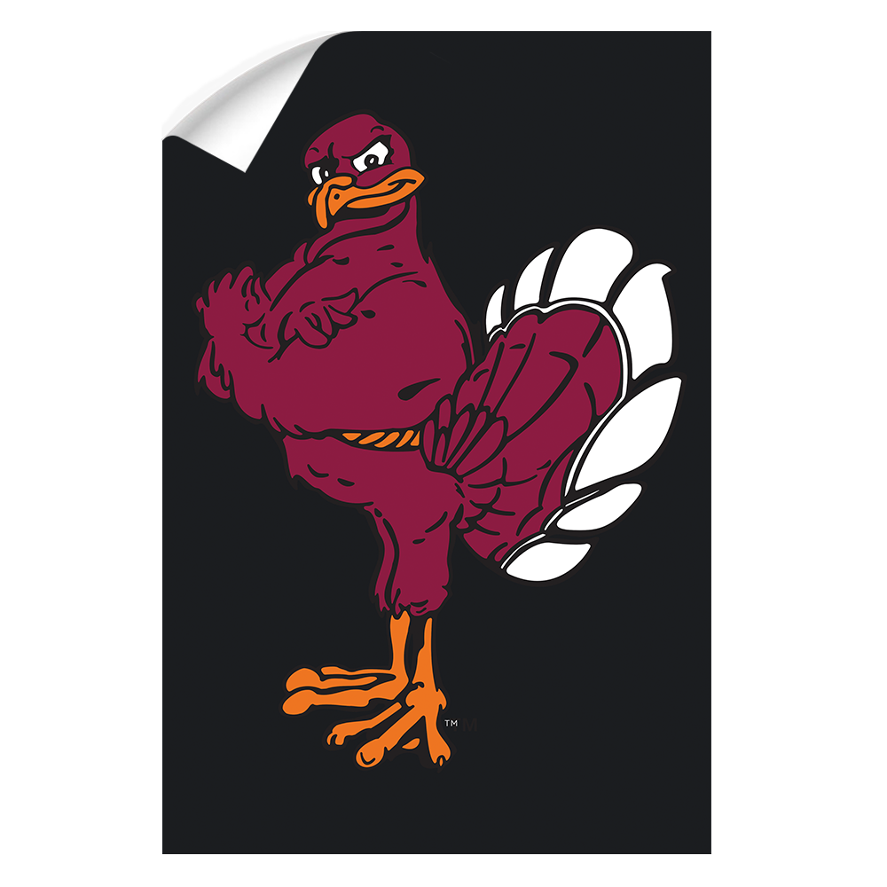 Virginia Tech Hokies - Hokie Bird 2 - College Wall Art #Canvas