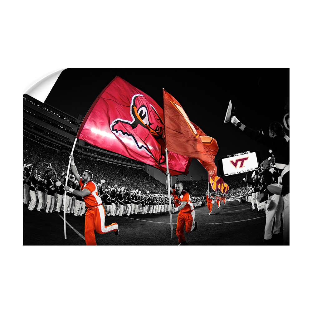 Virginia Tech Hokies - Enter Sandman - College Wall Art #Canvas