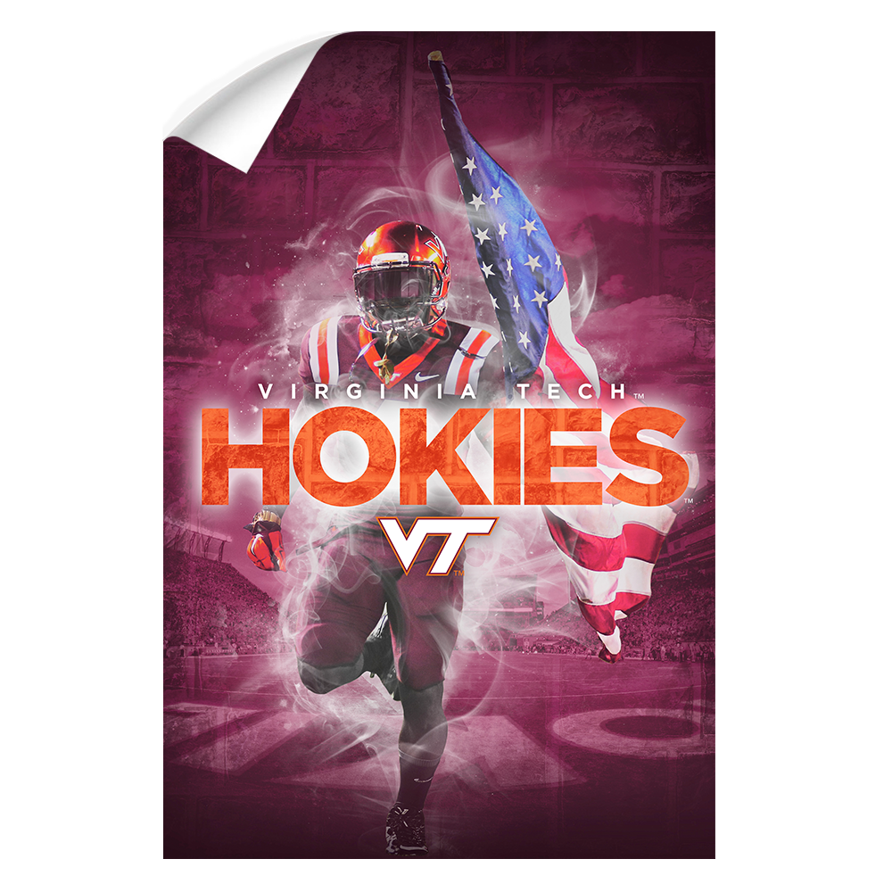 Virginia Tech Hokies - Hokie Smoke - College Wall Art #Canvas