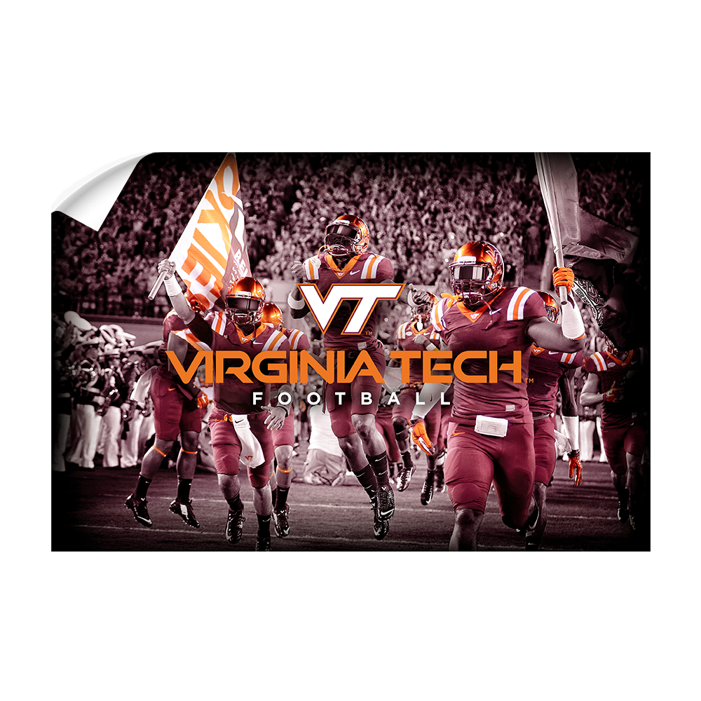 Virginia Tech Hokies - Virginia Tech Football - College Wall Art #Canvas