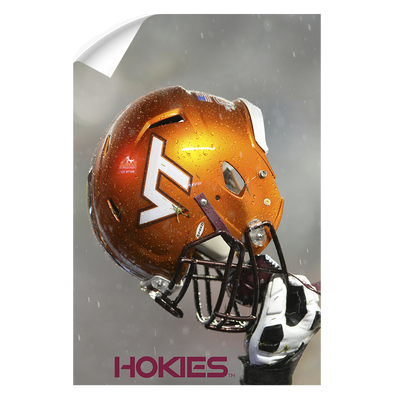 Virginia Tech Hokies - Helmet Held High - College Wall Art #Wall Decal