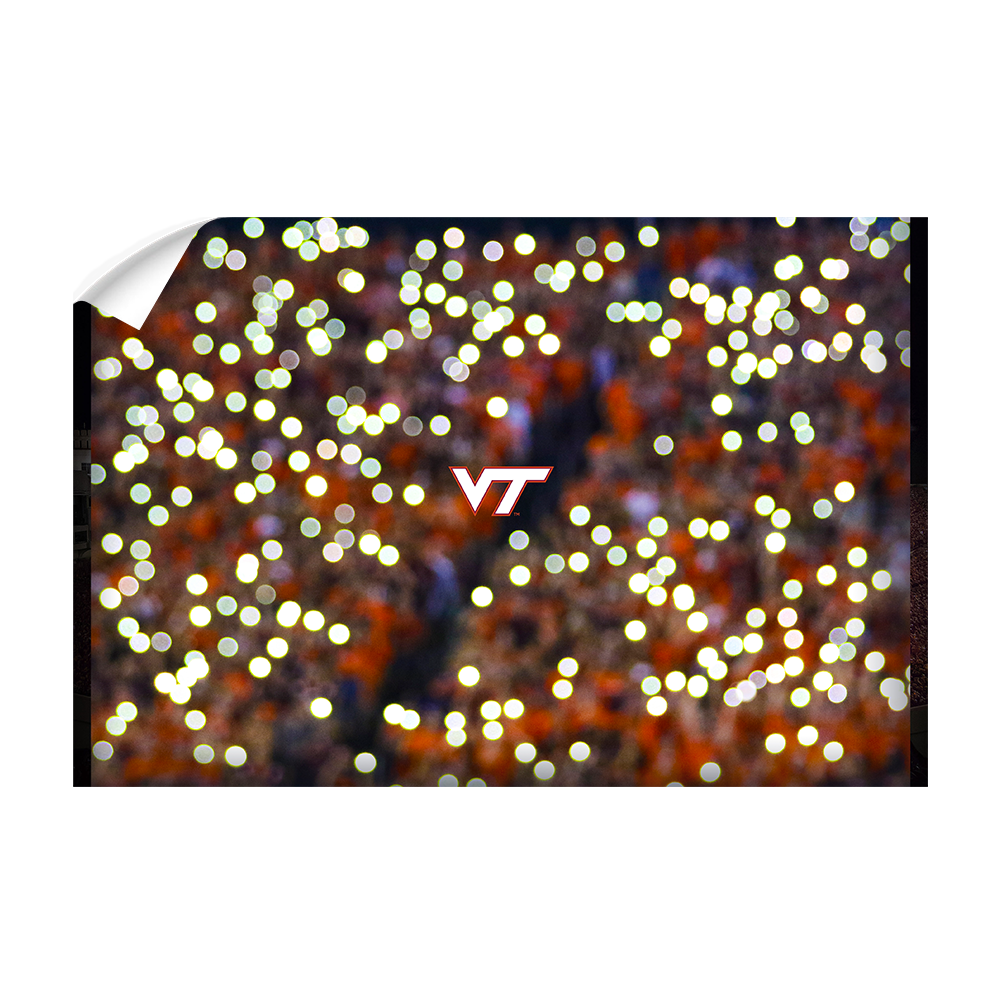 Virginia Tech Hokies - Light Up Lane - College Wall Art #Canvas