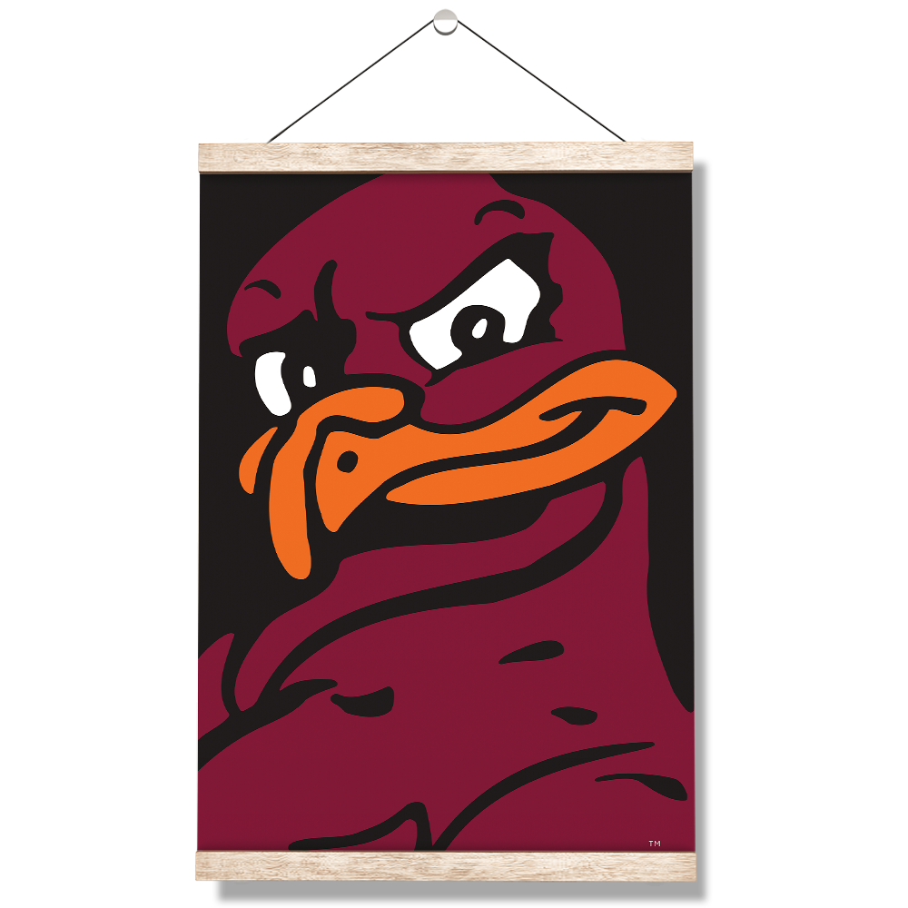 Virginia Tech Hokies - Hokie Bird - College Wall Art #Canvas