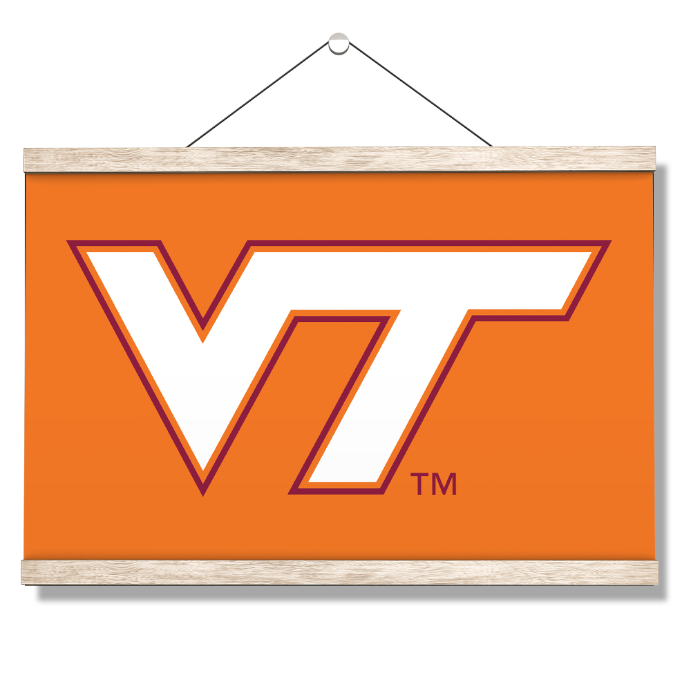 Virginia Tech Hokies - VT Orange - College Wall Art #Canvas