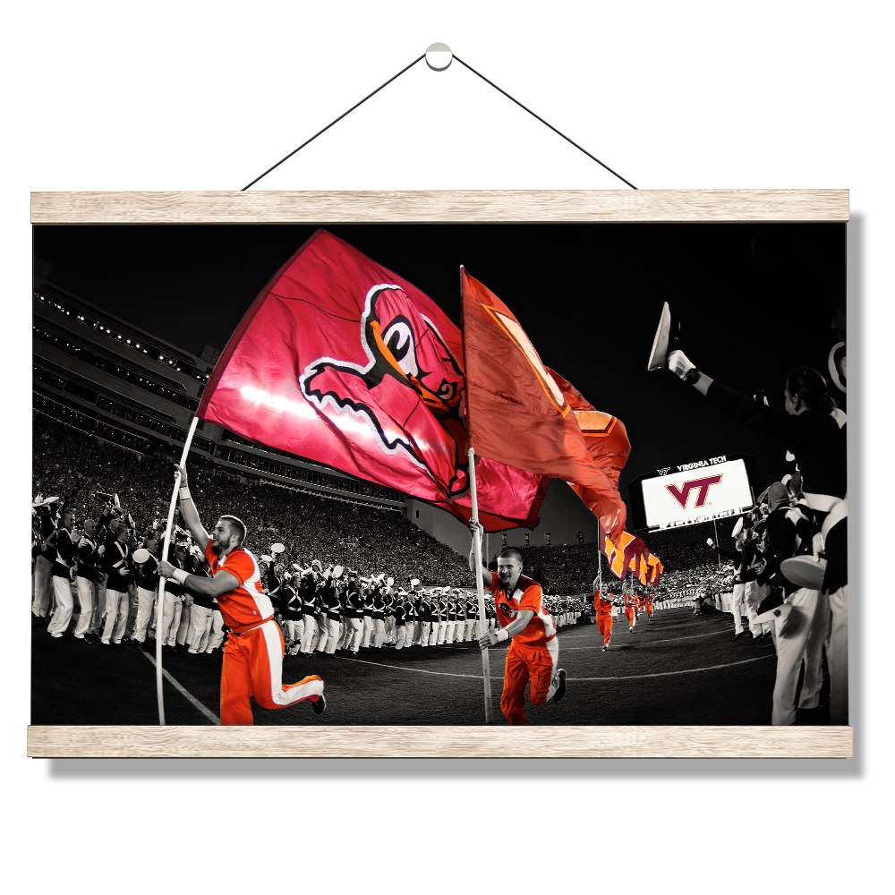 Virginia Tech Hokies - Enter Sandman - College Wall Art #Canvas
