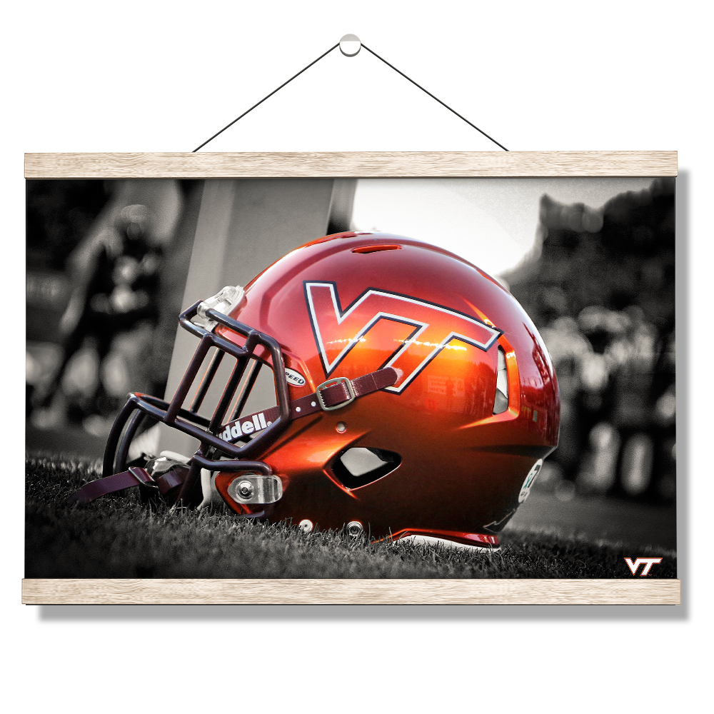 Virginia Tech Hokies - VT Helmet - College Wall Art #Canvas