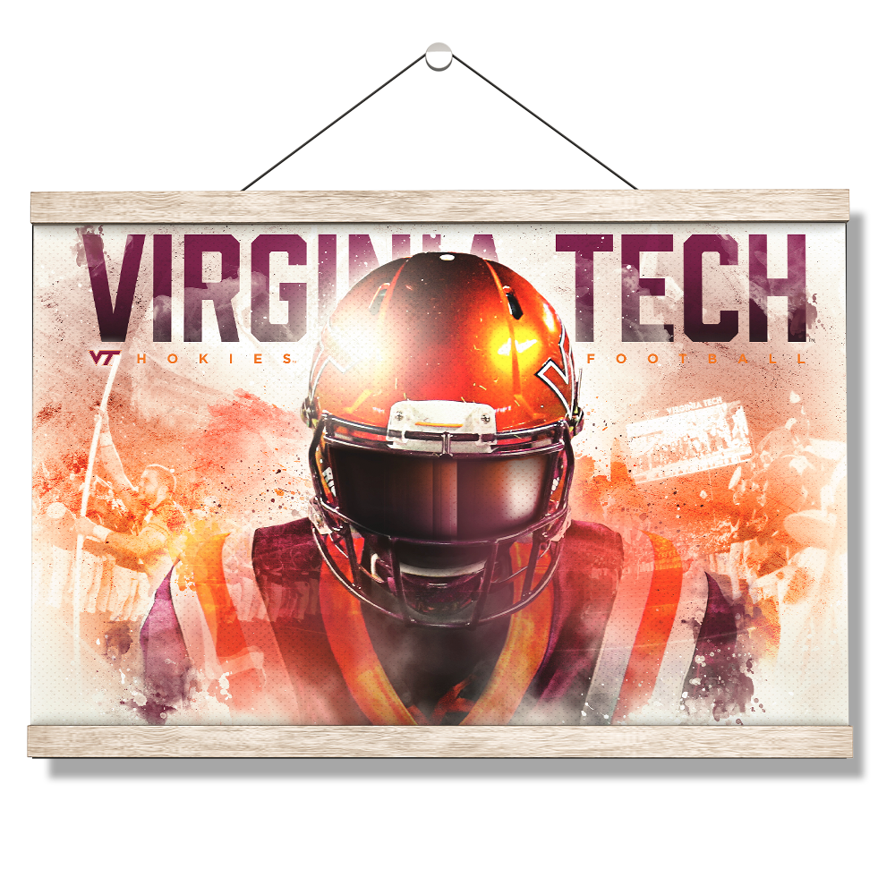 Virginia Tech Hokies - Hokie Double - College Wall Art #Canvas