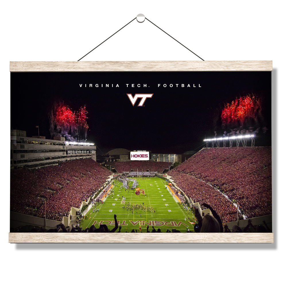 Virginia Tech Hokies - Enter VT Football - College Wall Art #Canvas