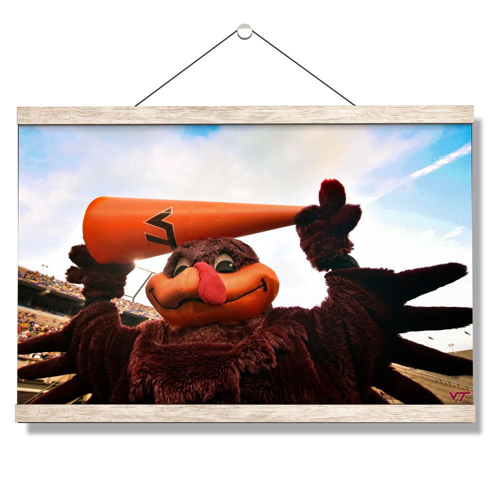 Virginia Tech Hokies - Hokie Bird Cheer - College Wall Art #Canvas