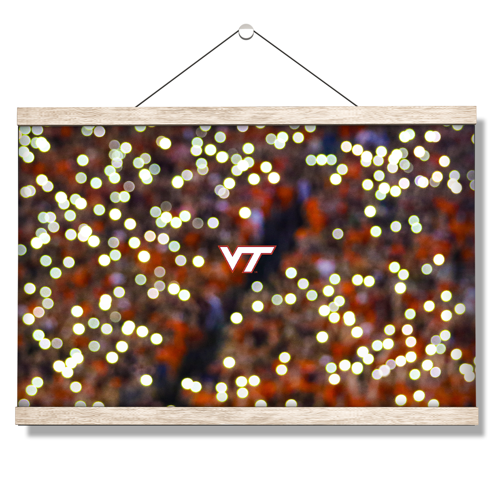 Virginia Tech Hokies - Light Up Lane - College Wall Art #Canvas