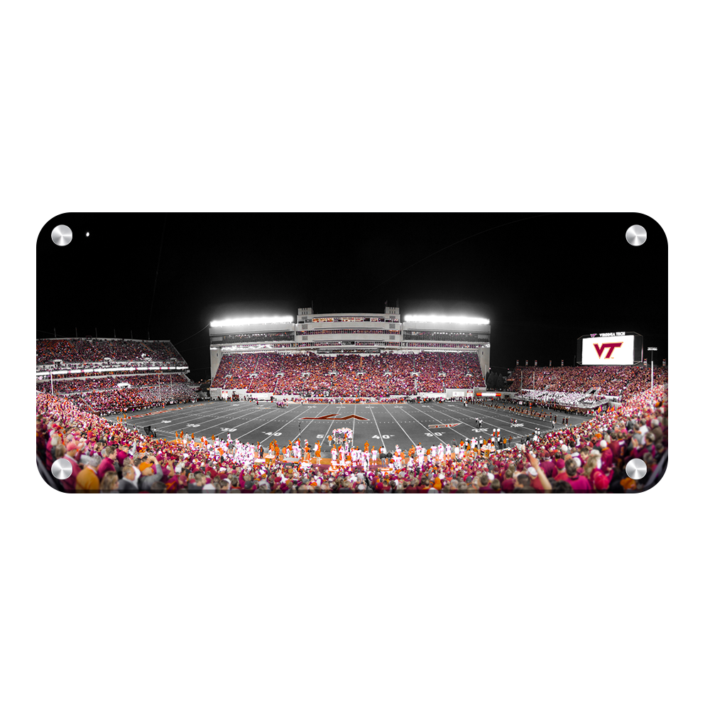 Virginia Tech Hokies - Lane Stadium Pano 2 - College Wall Art #Canvas