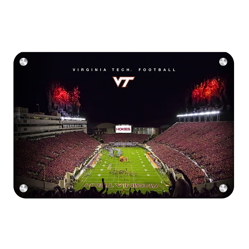 Virginia Tech Hokies - Enter VT Football - College Wall Art #Canvas