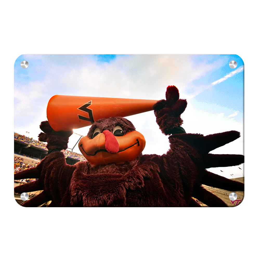Virginia Tech Hokies - Hokie Bird Cheer - College Wall Art #Canvas