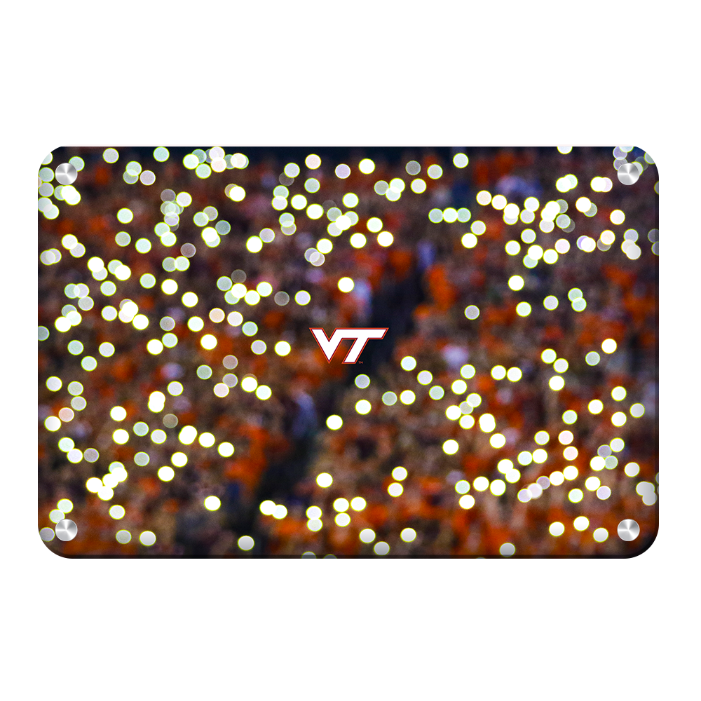Virginia Tech Hokies - Light Up Lane - College Wall Art #Canvas