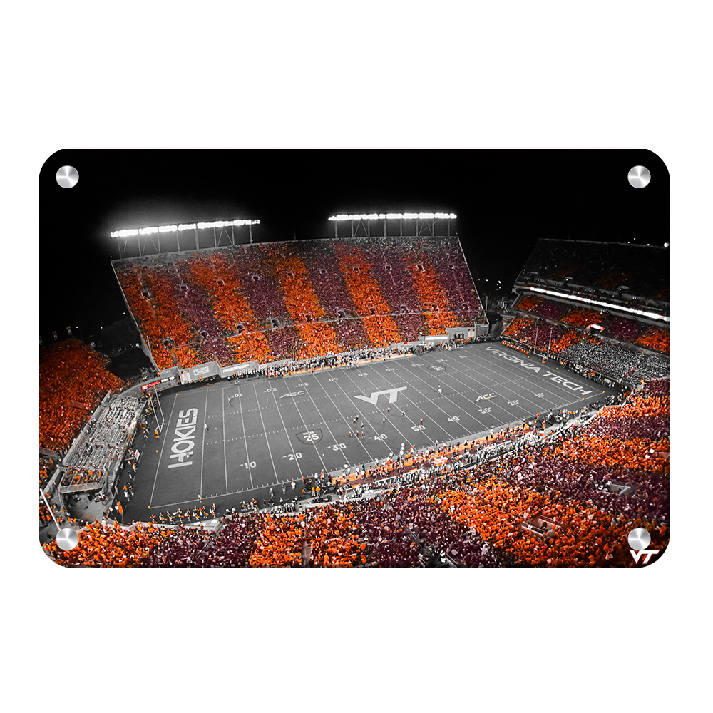 Virginia Tech Hokies - Hokie Stripe Above -College Wall Art #Canvas
