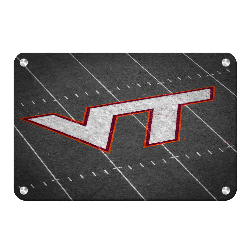 Virginia Tech Hokies - VT 50 Yard Line - College Wall Art #Canvas