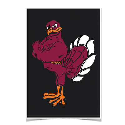 Virginia Tech Hokies - Hokie Bird 2 - College Wall Art #Poster