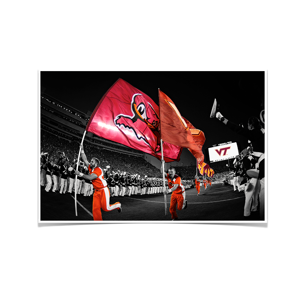Virginia Tech Hokies - Enter Sandman - College Wall Art #Canvas