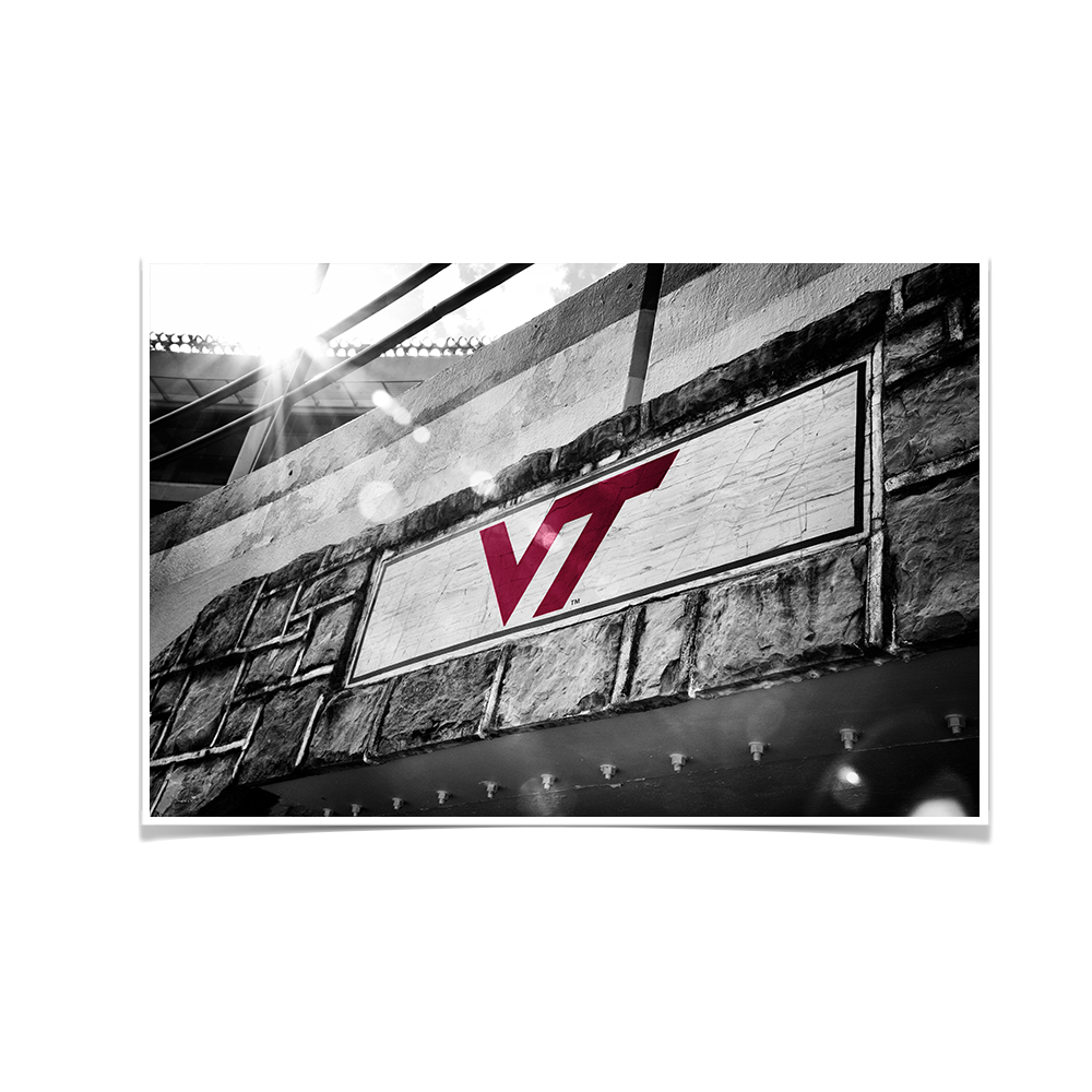 Virginia Tech Hokies - Worsham Field Entrance -College Wall Art #Canvas