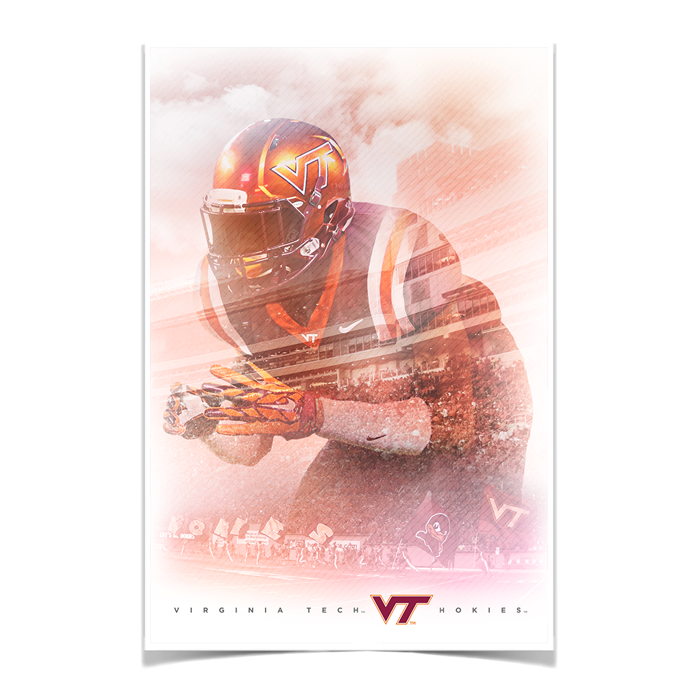 Virginia Tech Hokies - Lets Go VT Hokies - College Wall Art #Canvas