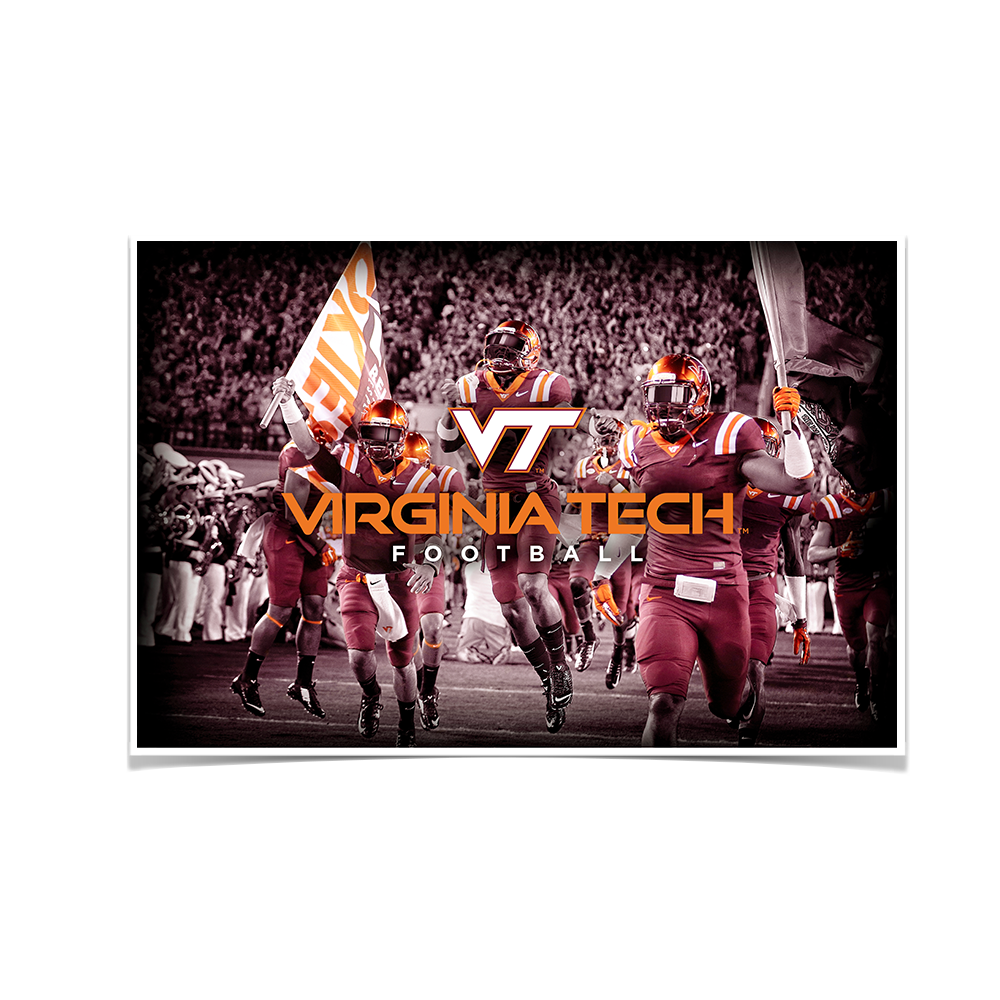 Virginia Tech Hokies - Virginia Tech Football - College Wall Art #Canvas