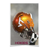 Virginia Tech Hokies - Helmet Held High - College Wall Art #Poster