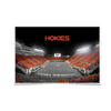 Virginia Tech Hokies - Hokie Striped End Zone - College Wall Art #Poster