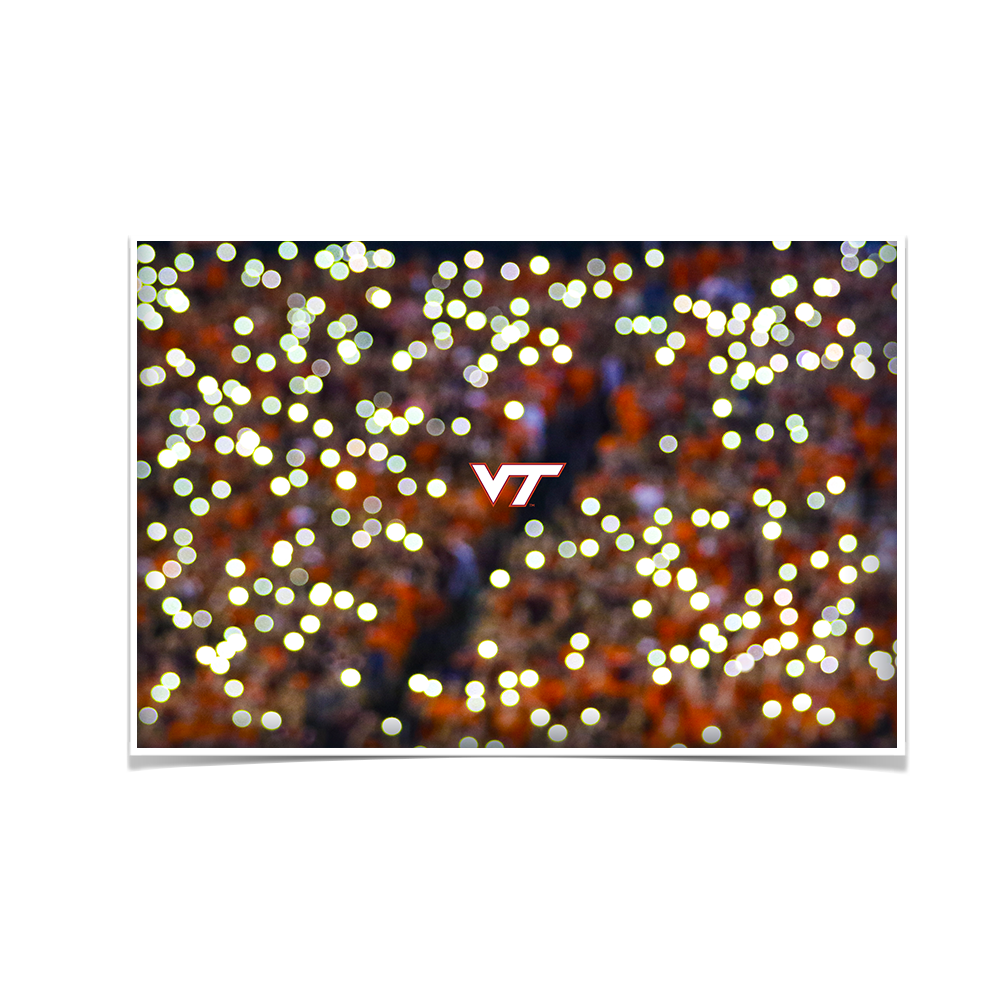 Virginia Tech Hokies - Light Up Lane - College Wall Art #Canvas