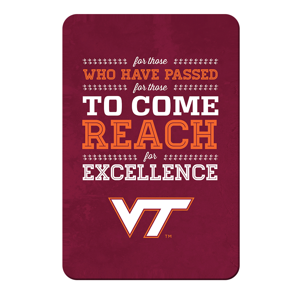 Virginia Tech Hokies - Reach - College Wall Art #Canvas