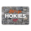 VIRGINIA TECH HOKIES - Lets Go Hokies - College Wall Art #PVC