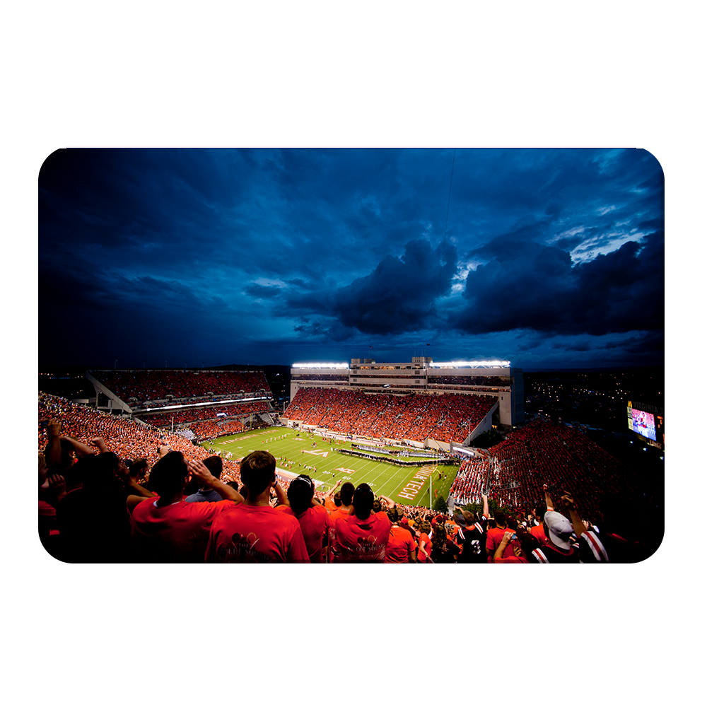 Virginia Tech Hokies - Lane Stadium Night - College Wall Art #Canvas