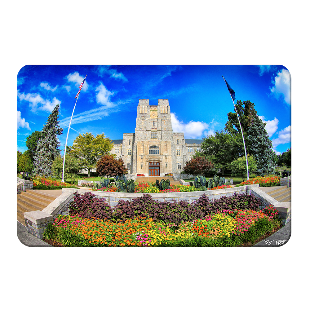 Virginia Tech Hokies - Summer Burress Hall - College Wall Art #Canvas
