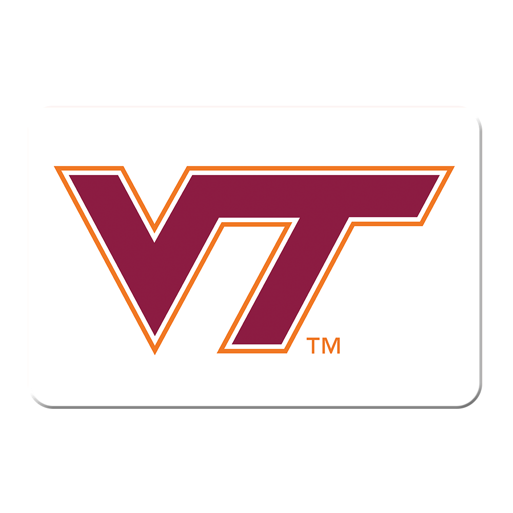 Virginia Tech Hokies - VT White - College Wall Art #Canvas